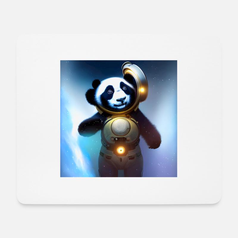 Ein Panda für jedes Herz - Mousepad (Querformat) - Weiß