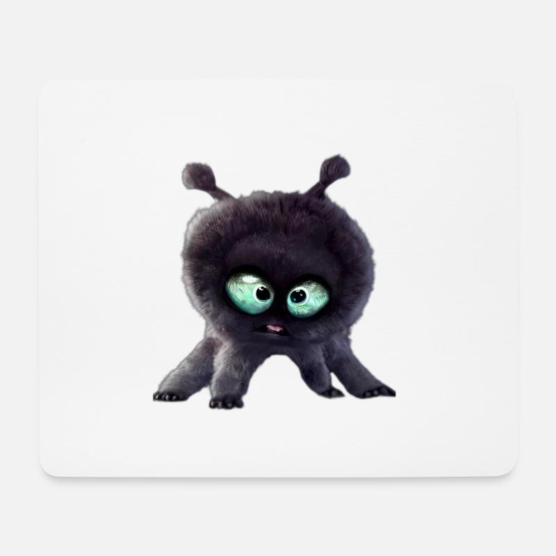 Nightling Fievee, die schöne Kreatur - Mousepad (Querformat) - Weiß