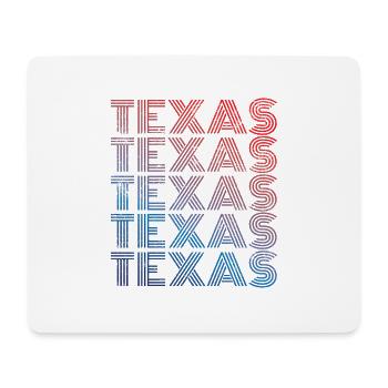Texas Retro - Mousepad (Querformat) - Weiß - Vorne