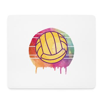 Volleyball Kunst - Mousepad (Querformat) - Weiß - Vorne