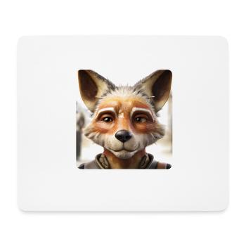 Renards renards - Tapis de souris (format paysage) - blanc - Devant