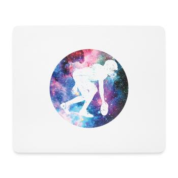 Joueur de football américain - Tapis de souris (format paysage) - blanc - Devant