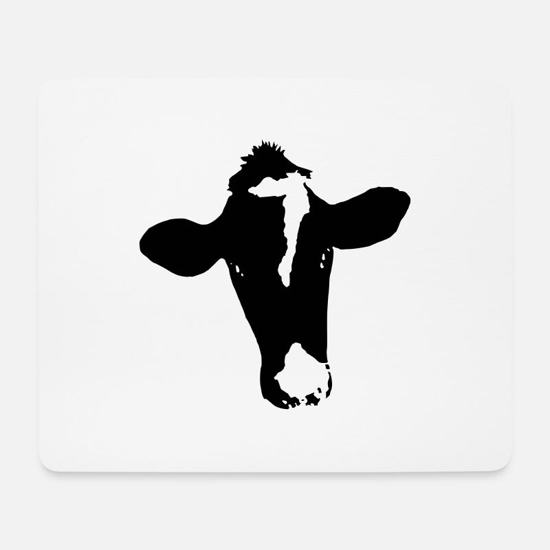 Rind 7 - Mousepad (Querformat) - Weiß