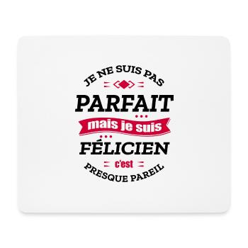 FÉLICIEN PARFAIT - PRENOM FÉLICIEN - Tapis de souris (format paysage) - blanc - Devant