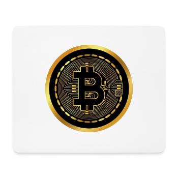 Bitcoin Trading Crypto Aktien - Mousepad (Querformat) - Weiß - Vorne