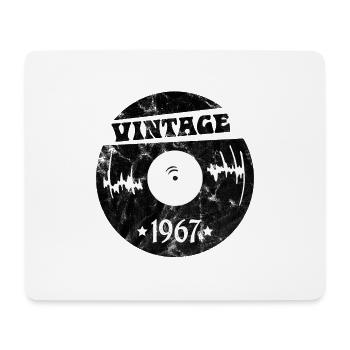 1967 Anniversaire - Tapis de souris (format paysage) - blanc - Devant