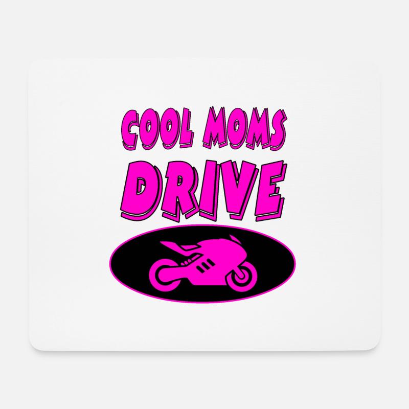 Motorrad - Mousepad (Querformat) - Weiß