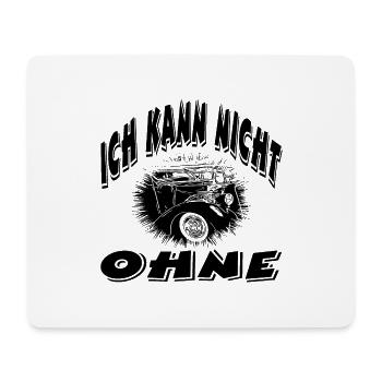 Auto - Mousepad (Querformat) - Weiß - Vorne