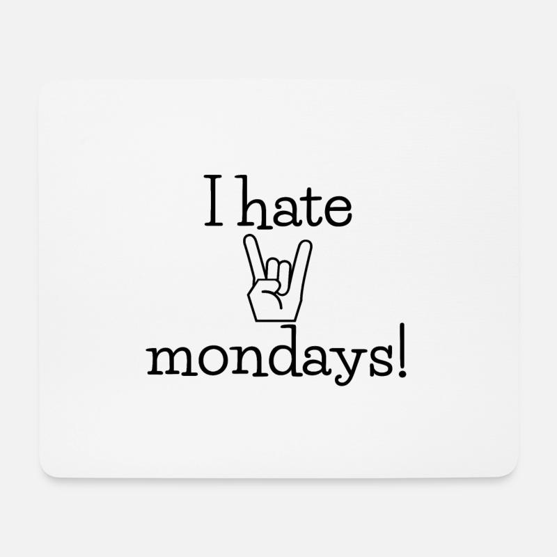 Mondays - Mouse Pad (horizontal) - white