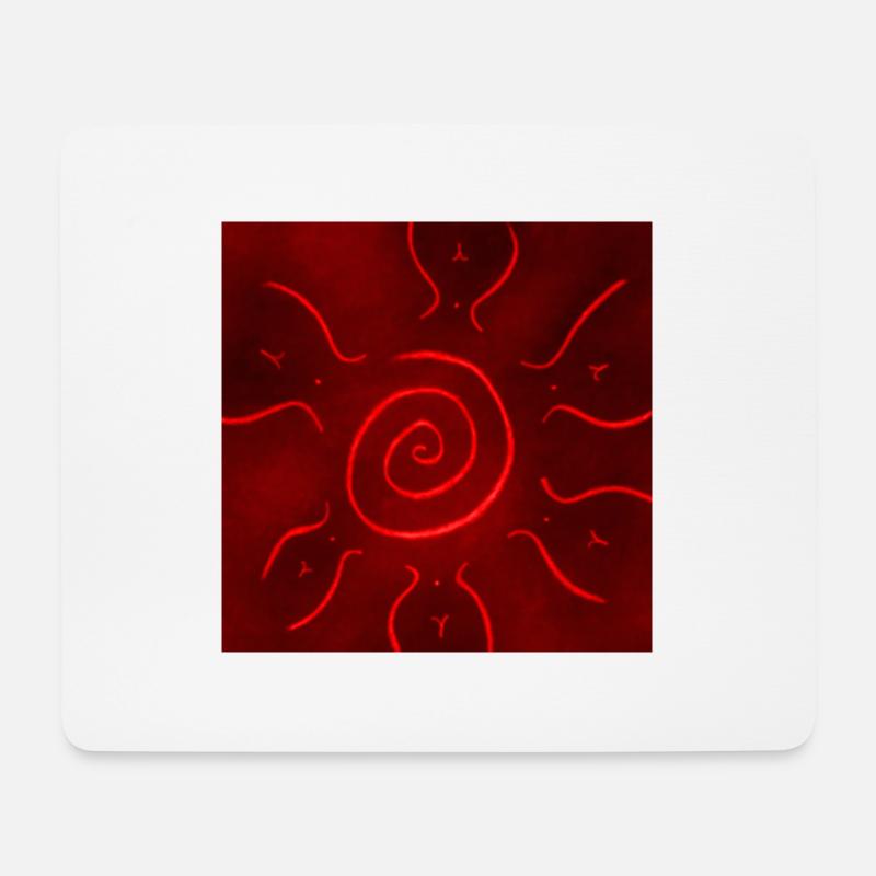 FIERY SUN - Mouse Pad (horizontal) - white