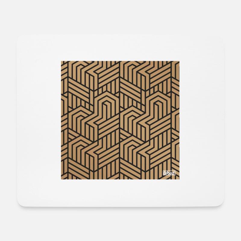 Gatsby - Vintage - Art Deco Stil - Mousepad (Querformat) - Weiß