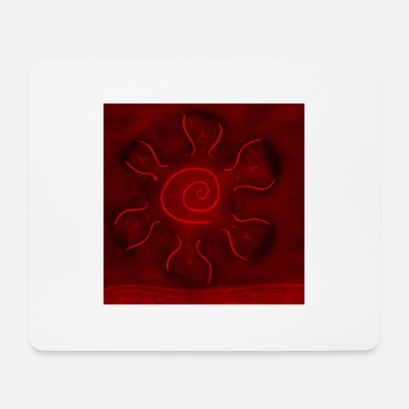 SONNE ÜBER DEM ROTEN MEER - Mousepad (Querformat) - Weiß