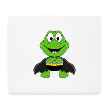 FROSCH - SUPERHELD - TIER - KIND - BABY - HELD - Mousepad (Querformat) - Weiß - Vorne