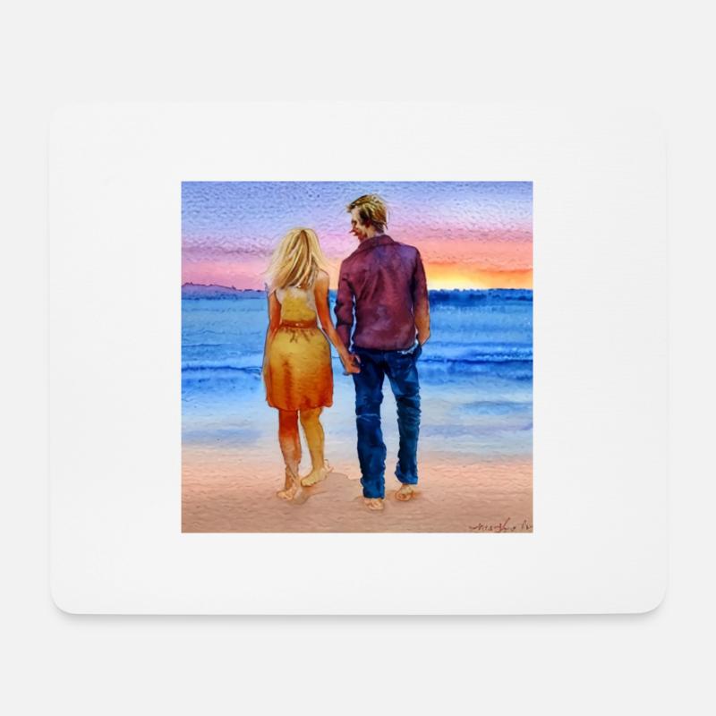 Beach Bliss - Mouse Pad (horizontal) - white