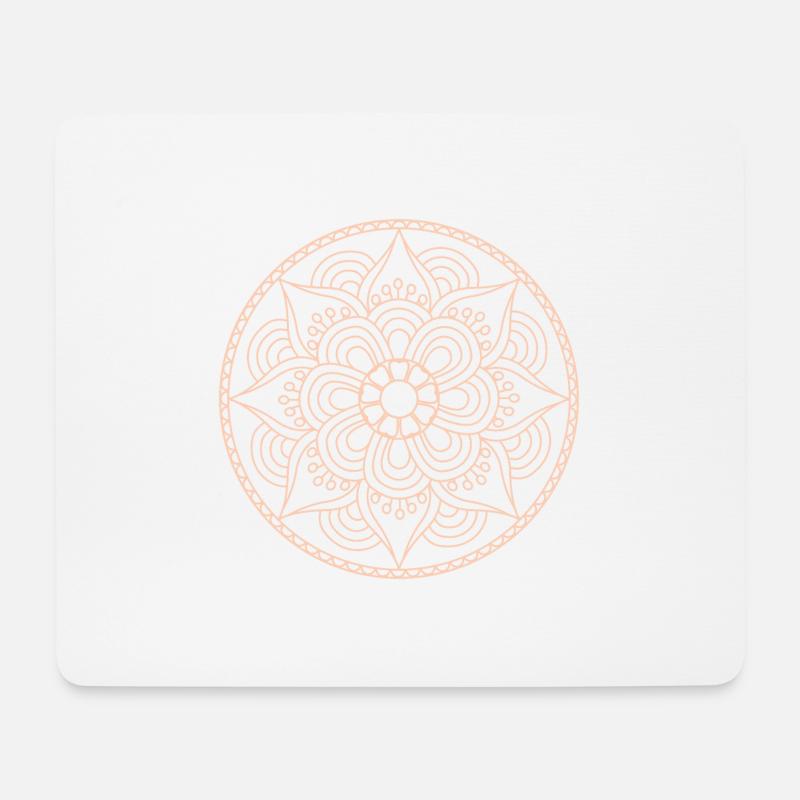 Mandala Mandala - Mousepad (Querformat) - Weiß
