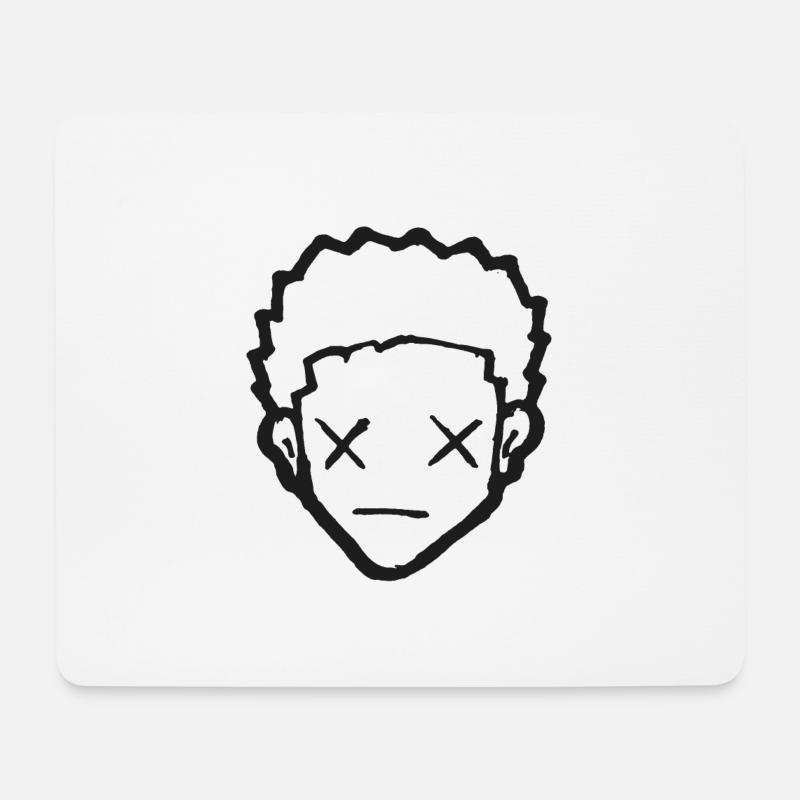 suedflair - crossed eye - Mousepad (Querformat) - Weiß
