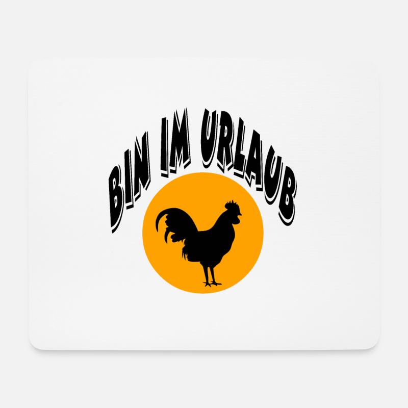 Bauernhof - Mousepad (Querformat) - Weiß