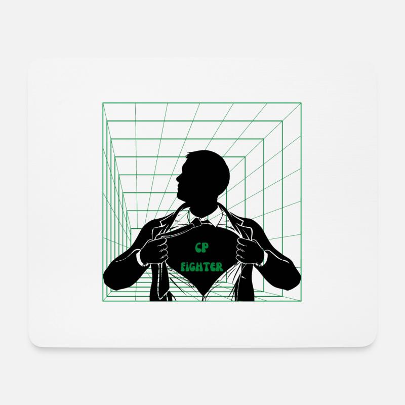 Cp-Kämpfer - Mousepad (Querformat) - Weiß
