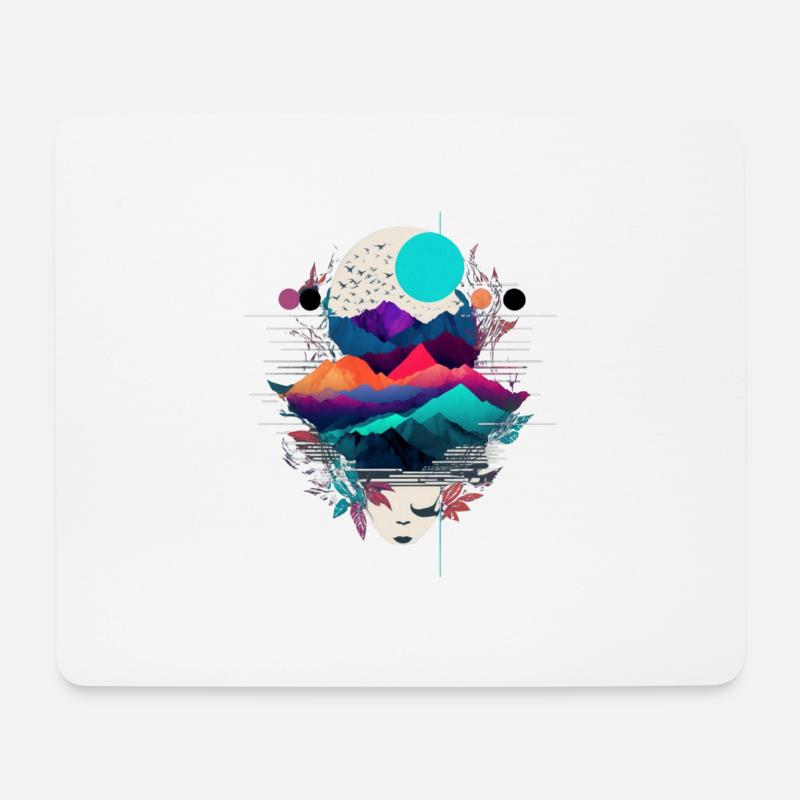 Reise zur Monderde T-Shirt - Mousepad (Querformat) - Weiß