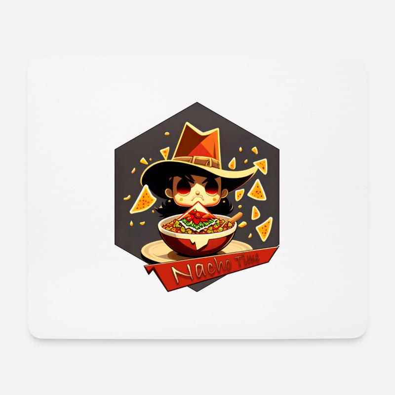 Nacho Time - Mouse Pad (horizontal) - white