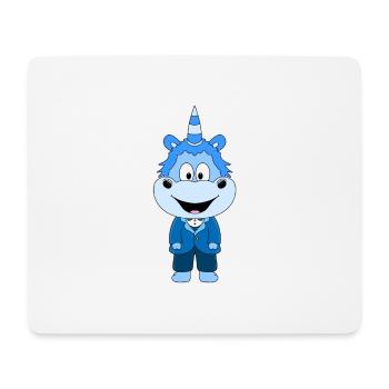 BRÄUTIGAM - HOCHZEIT - HEIRATEN - EINHORN - LIEBE - Mousepad (Querformat) - Weiß - Vorne