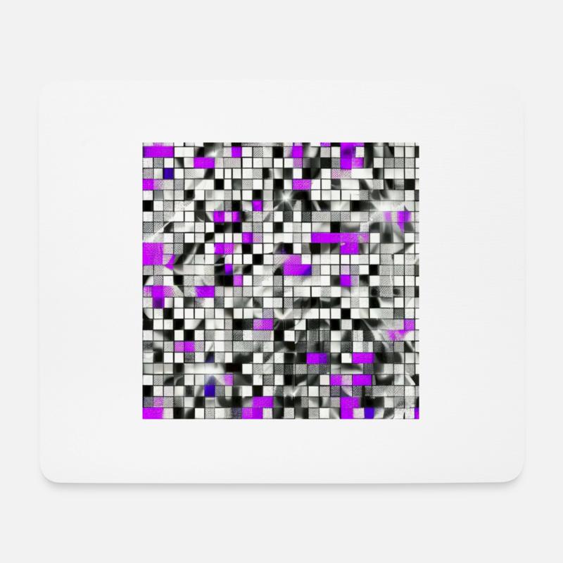Spiegelkugel - Mousepad (Querformat) - Weiß