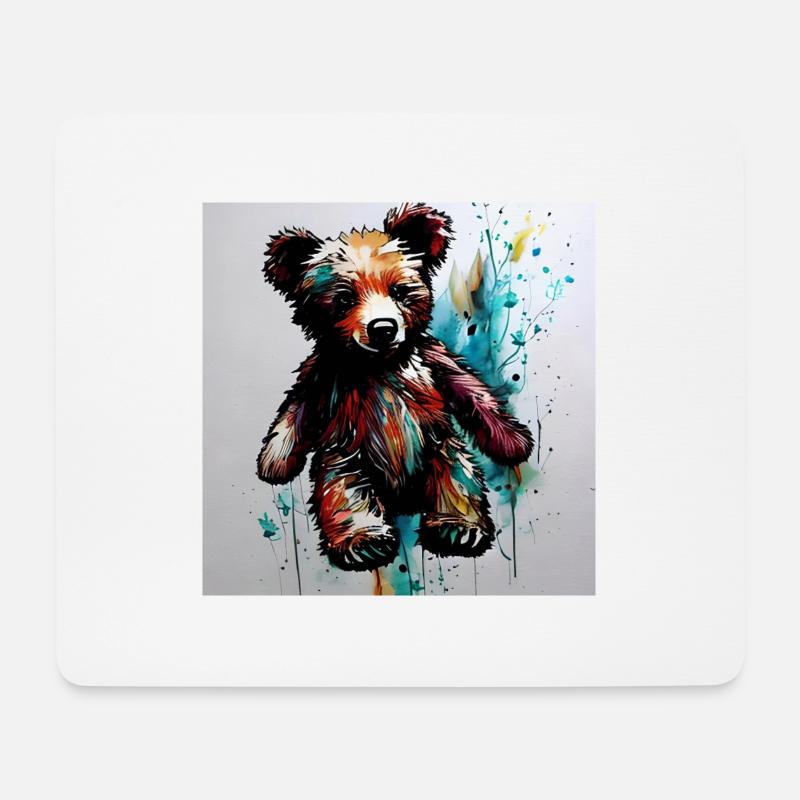 Teddy bear - Mouse Pad (horizontal) - white