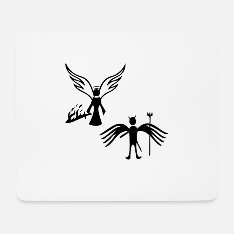 Confrontation - Mouse Pad (horizontal) - white