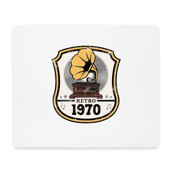 Retro 1970 - Mousepad (Querformat) - Weiß - Vorne