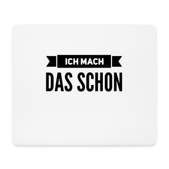 vertrau mir - Mousepad (Querformat) - Weiß - Vorne