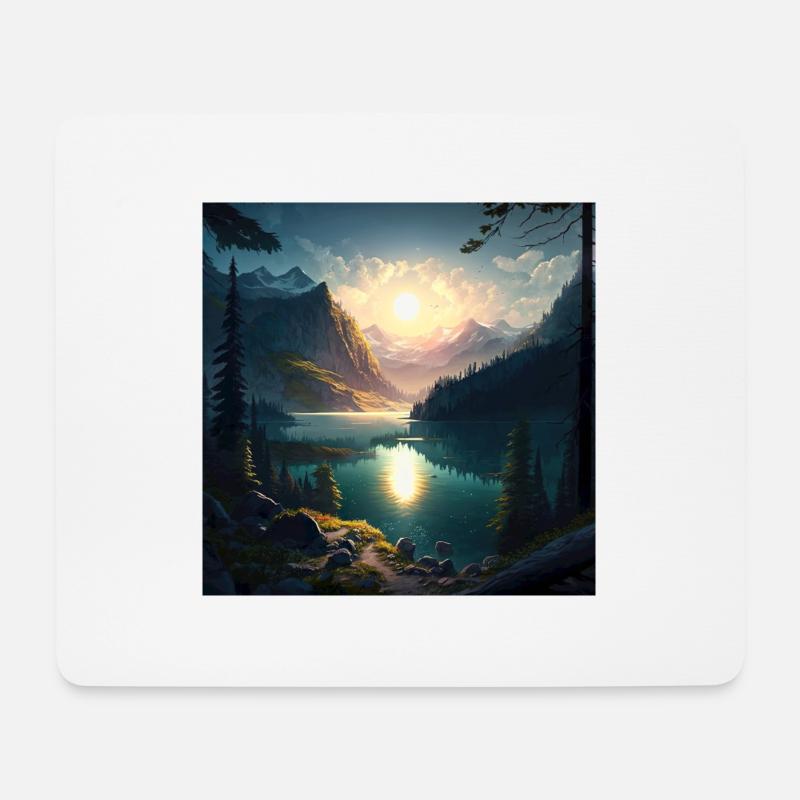 DasTal - Mousepad (Querformat) - Weiß