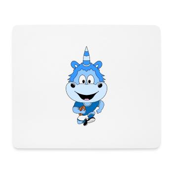 EINHORN - AMERICAN FOOTBALL - SPORT - TIERISCH - Mousepad (Querformat) - Weiß - Vorne