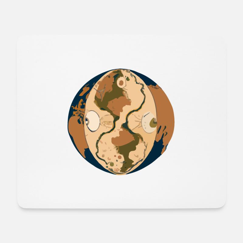 Unbekannte Landschaft - Mousepad (Querformat) - Weiß
