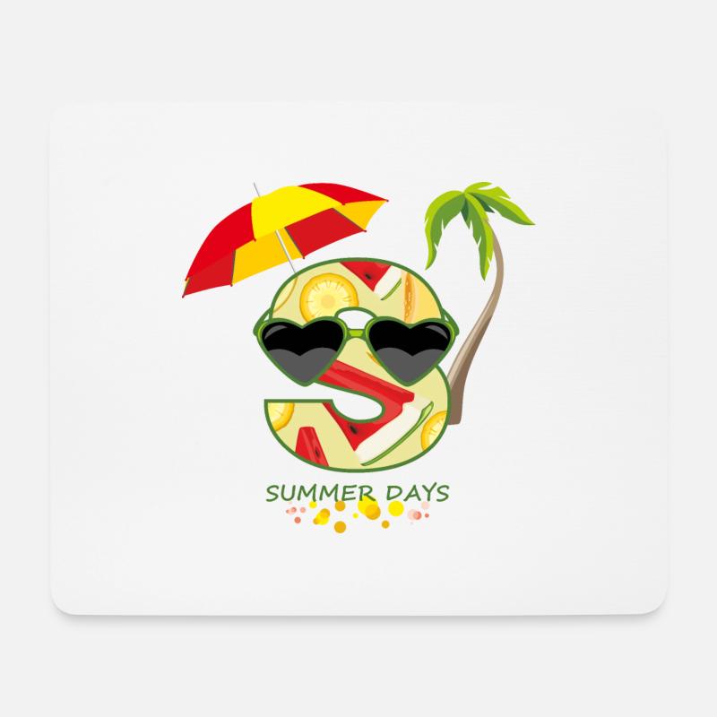 Summer days - Mouse Pad (horizontal) - white