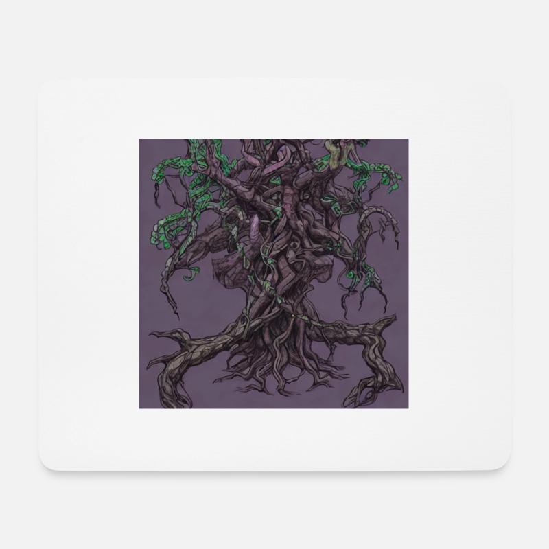 Yggdrasil - Mousepad (Querformat) - Weiß