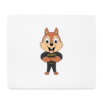 EICHHÖRNCHEN - SECURITY - TIER - TIERISCH - Mousepad (Querformat) - Weiß - Vorne