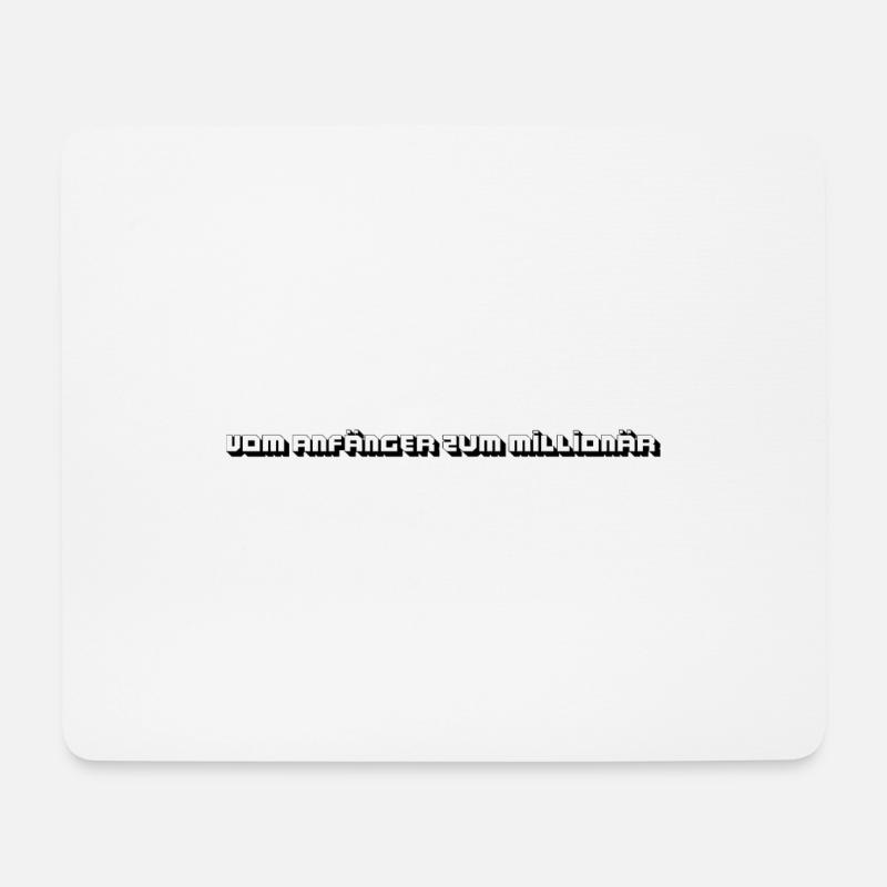 Millionenfieber - Mousepad (Querformat) - Weiß
