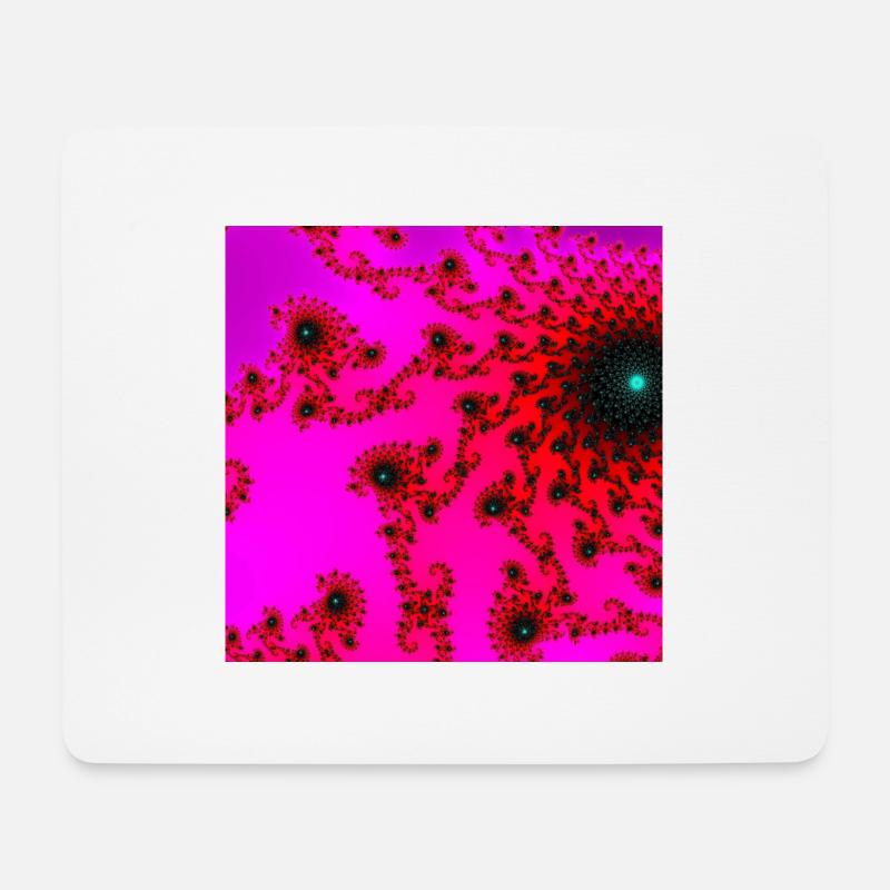 00022 pink - Mousepad (Querformat) - Weiß