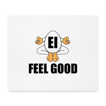 EI FEEL GOOD - YOGA - PILATES - OSTEREI - FUN - Mousepad (Querformat) - Weiß - Vorne
