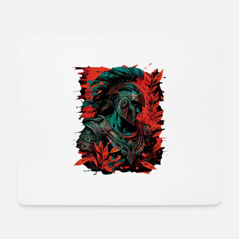 Spartanischer Krieger - Mousepad (Querformat) - Weiß