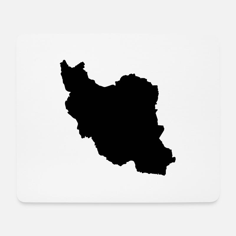 iran - Mousepad (Querformat) - Weiß