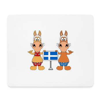 SHETLANDPONYS - SHETTYS - PONYS - PFERDE - Mousepad (Querformat) - Weiß - Vorne
