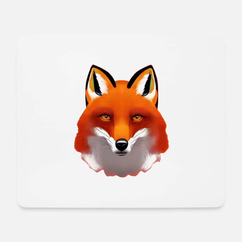 Fuchstastisch - Stilvolle Produkte mit Fuchsmotive - Mousepad (Querformat) - Weiß