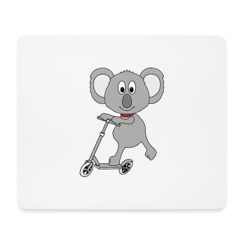 KOALA - ROLLER - TIER - KIND - BABY - SPORT - Mousepad (Querformat) - Weiß - Vorne