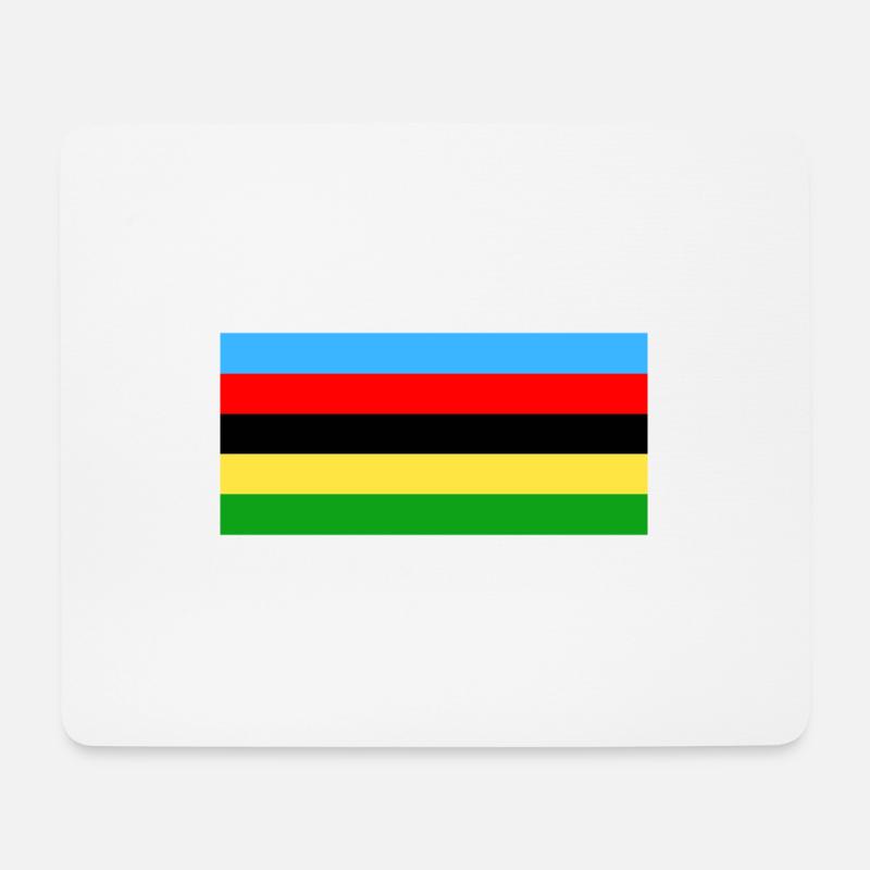 Weltmeister - Mousepad (Querformat) - Weiß