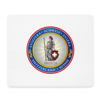 Helvetia Seal - Mouse Pad (horizontal) - white - Front