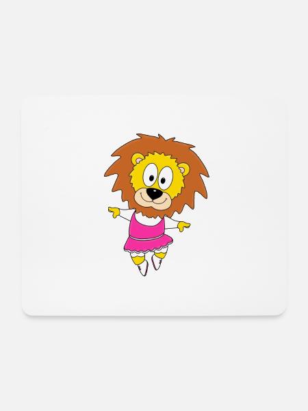 TANZEN - TÄNZERIN - TÄNZER - LÖWE - TIER - Mousepad (Querformat) - Weiß