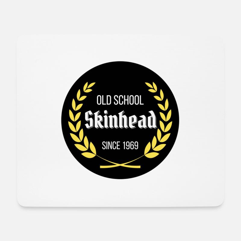 Old Union Skinhead seit 1969 - Mousepad (Querformat) - Weiß