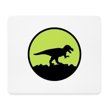 t rex - Mousepad (Querformat) - Weiß - Vorne