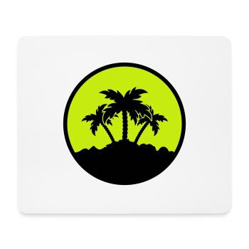 Palm Design - Mouse Pad (horizontal) - white - Front